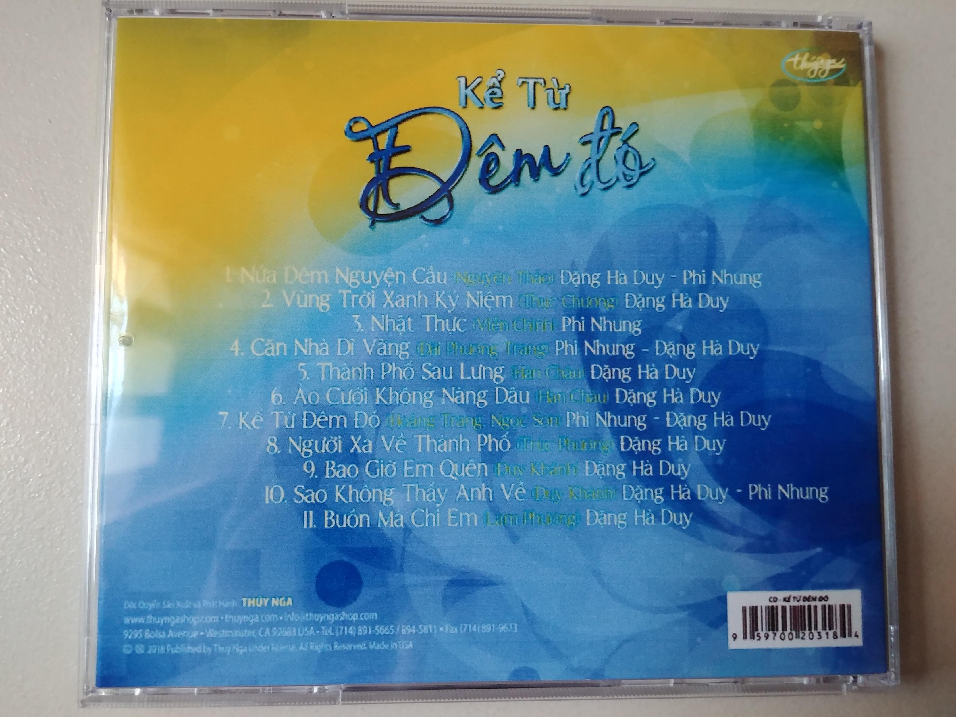 [HCM]CD Kể Từ Đêm Đó - Phi Nhung & Đặng Hà Huy