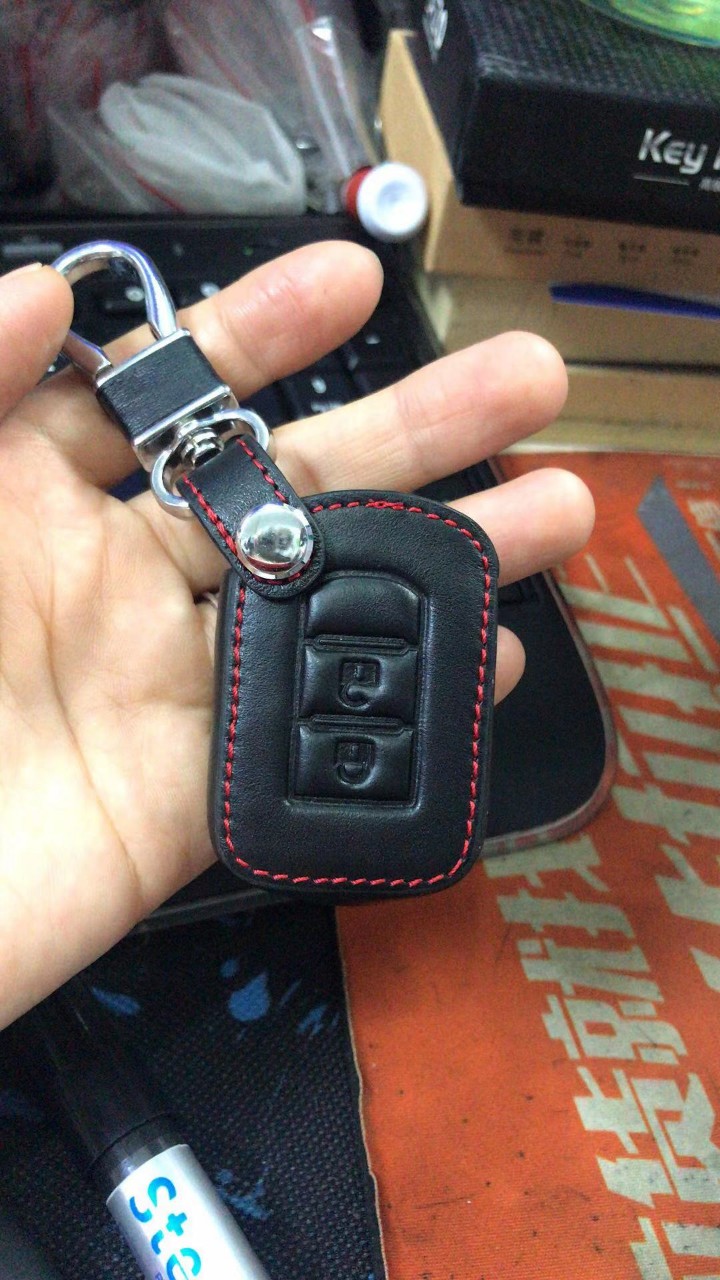BAO DA CHÌA KHÓA MITSUBISHI BẢN CHÌA CƠ 2 NÚT
