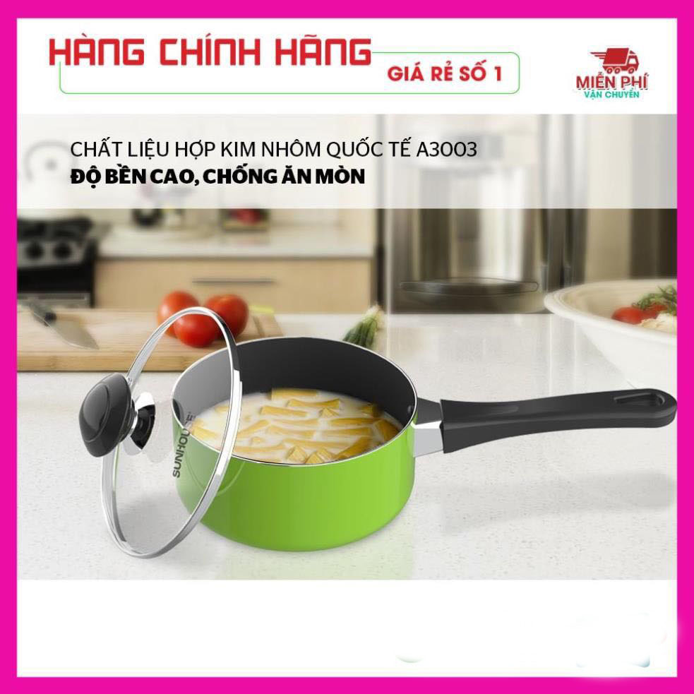Nồi nấu bột cho bé Sunhouse 14cm