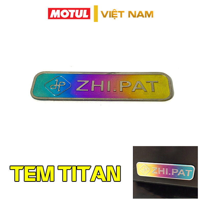 Tem titan logo zhi.pat cho xe winner x, winner, exciter 150, exciter 155, sonic, satria,... dán xe máy