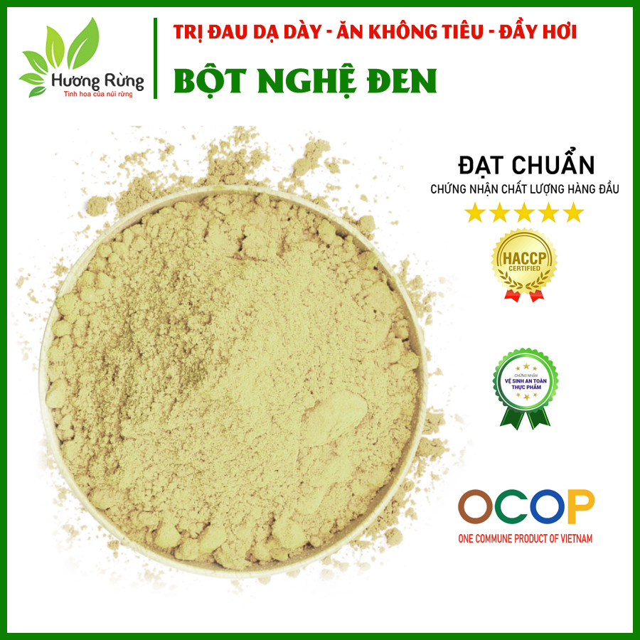 BỘT NGHỆ ĐEN 500g, tự nhiên, nguyên chất