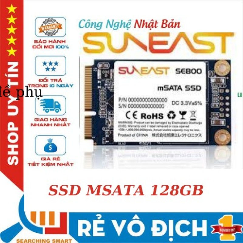 Bảng giá Ssd Msata SUNEAST 128GB SE800 Chính Hãng - Bảo hành 36 tháng- Công Nghệ Nhật Phong Vũ