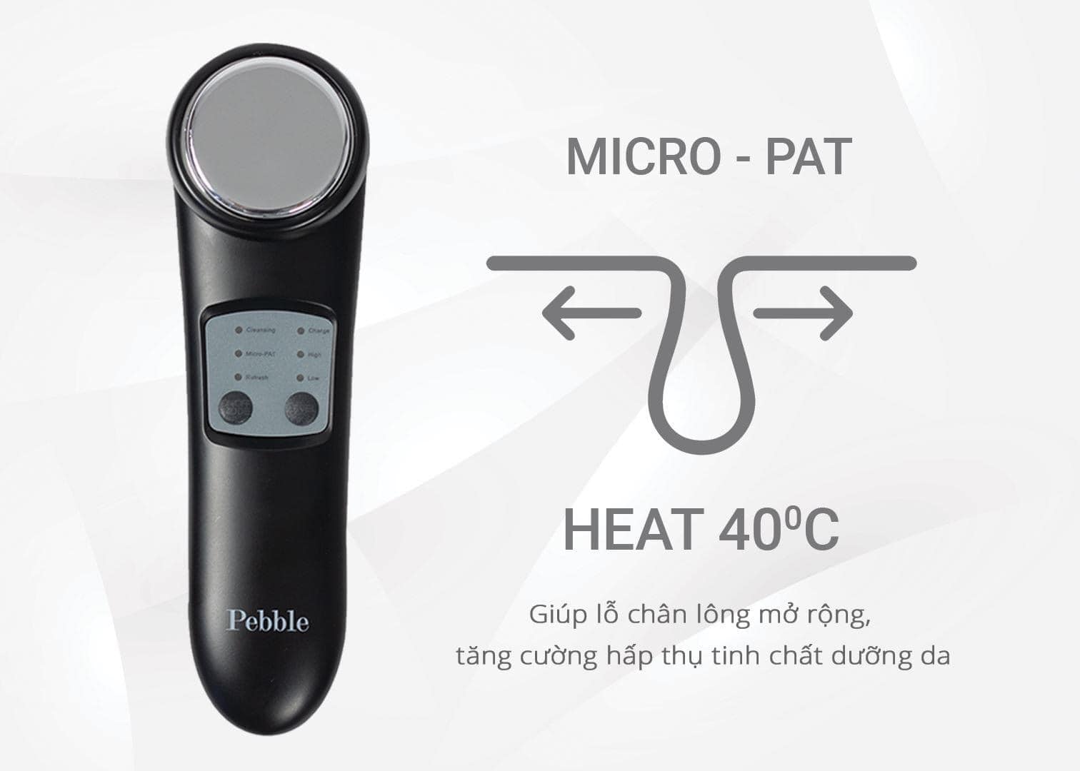 Máy Massage Mặt Pebble Fleur