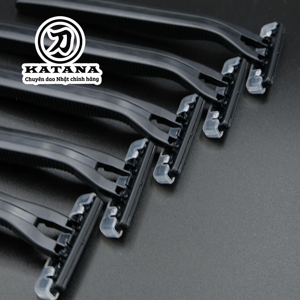 Dao cạo râu cao cấp Nhật LUF-5P bộ 5 chiếc (màu đen)