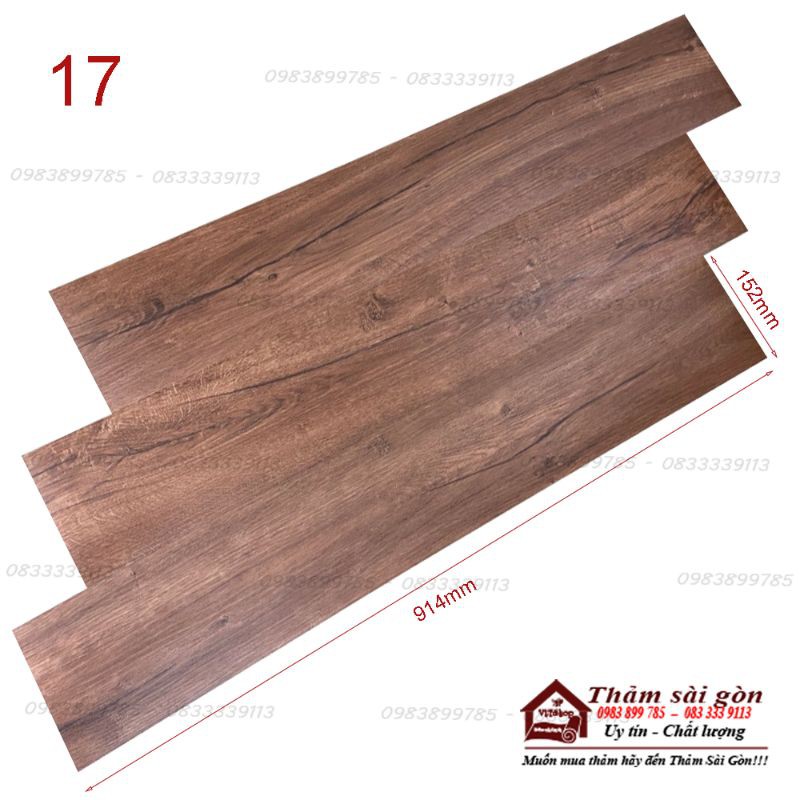 SÀN NHỰA VÂN GỔ 2MM (có sẳn keo)