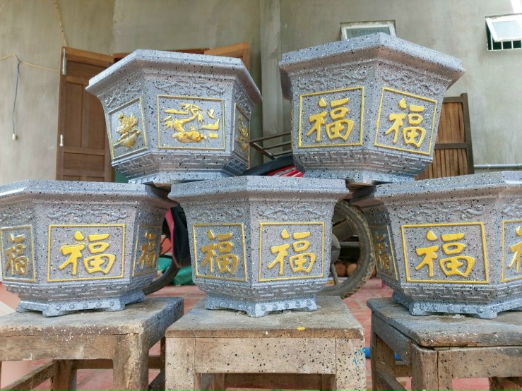 khuôn đúc chậu cảnh lục giác 25 (khuôn chậu ABS có lòng trong)