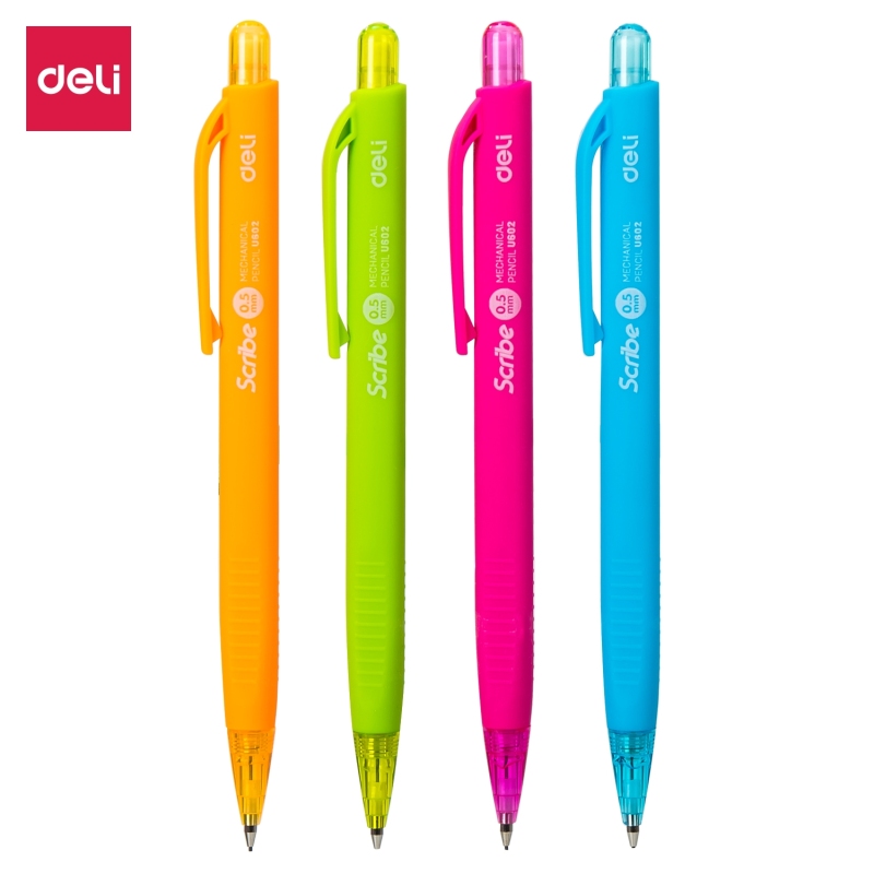 Mua Bút chì kim Deli - 0.5mm/0.7mm - Nhiều màu sắc, họa tiết - Màu ngẫu nhiên - EU60200 / EU60400 / EU60800