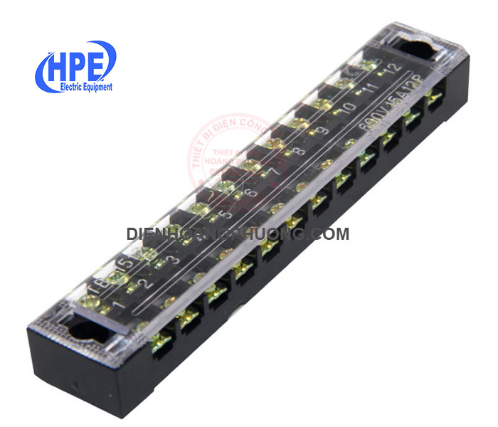 Cầu đấu dây điện 12 pha 15A