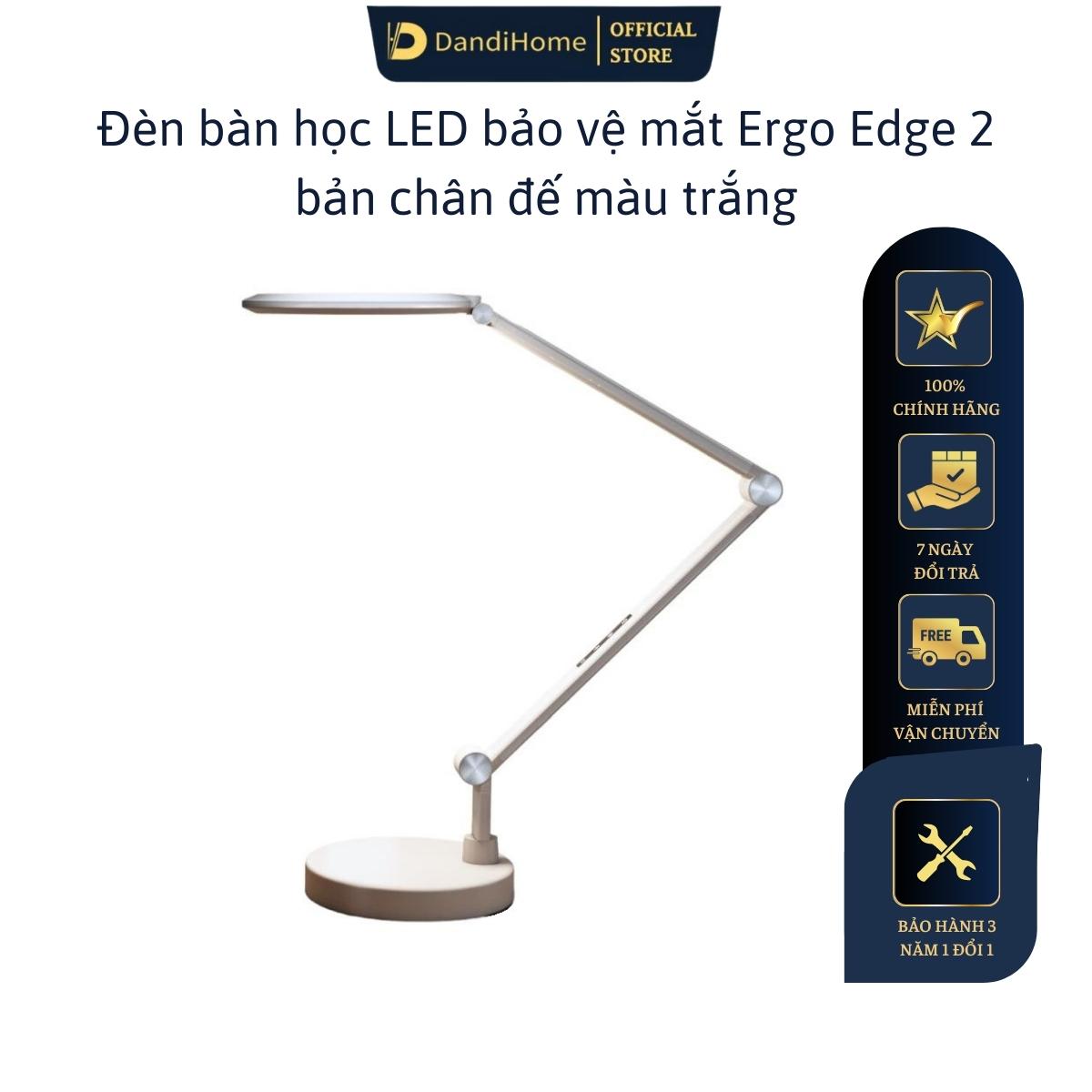 Đèn bàn học Led bảo vệ mắt Ergo Edge DandiHome chống cận để học tập, làm việc, có thể kéo dài, gấp gọn - 4 chế độ sáng