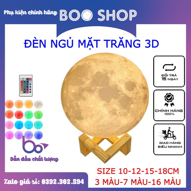 [ Hàng Loại 1 ] Đèn Ngủ Mặt Trăng Version 2021 size 10 - 20 cm
