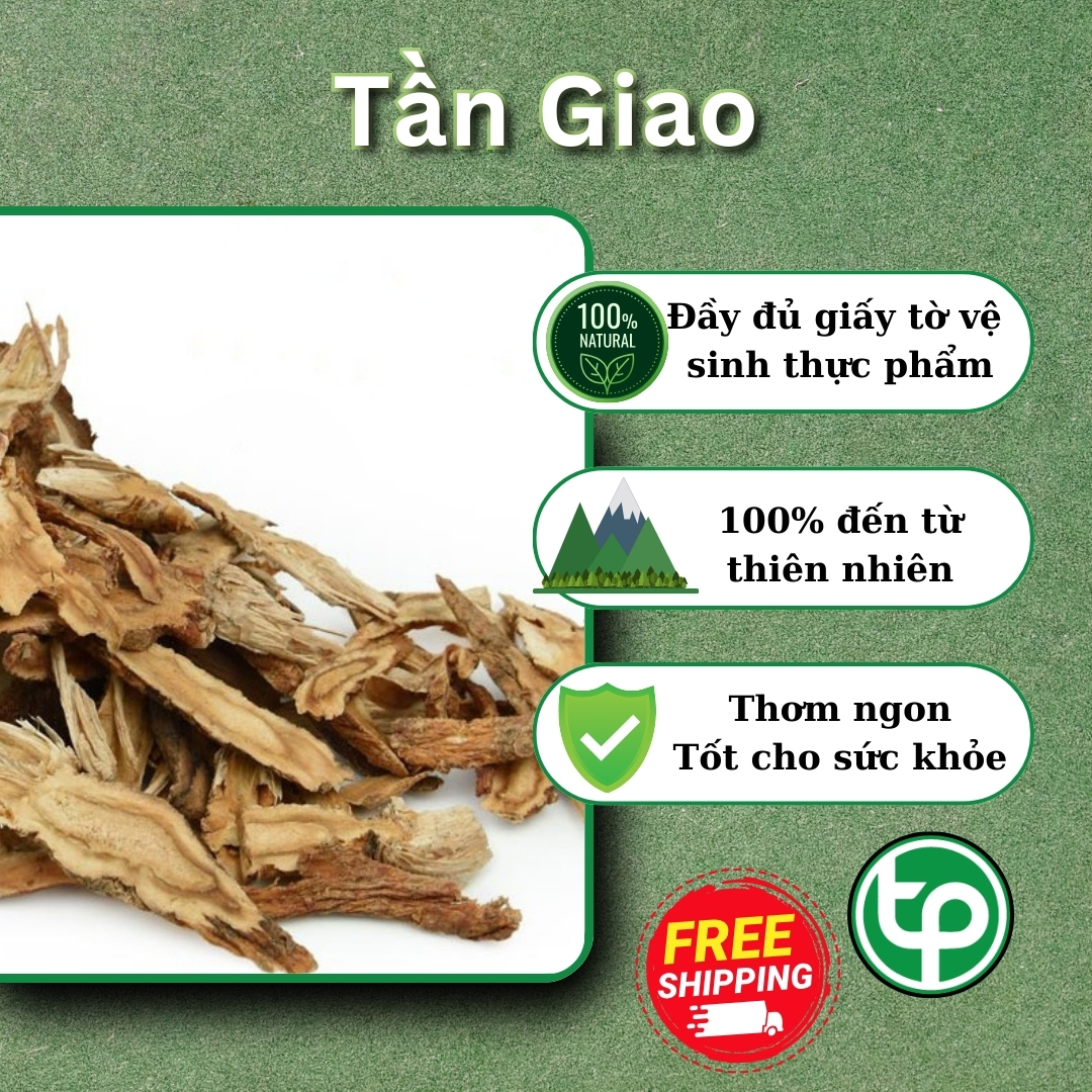 [Hàng công ty mới về] Tần giao sấy khô túi nhỏ loại 100g - Thảo Dược Tấn Phát