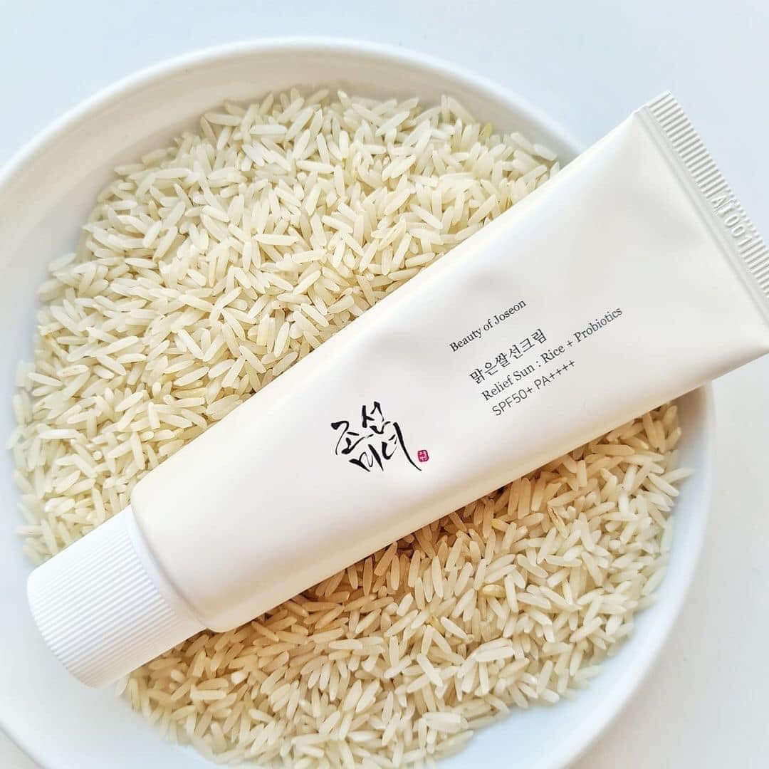 Kem chống nắng beauty of joseon relief sun: rice probiotics spf50 50ml chính hãng - 12147