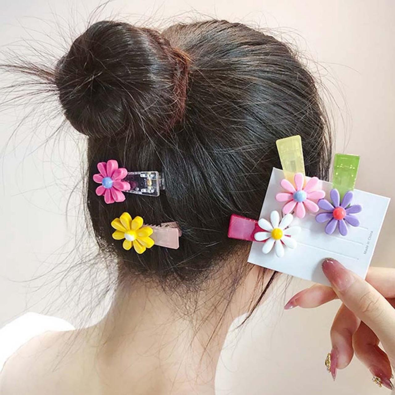 SET 2 KẸP MÁI HOA CÚC