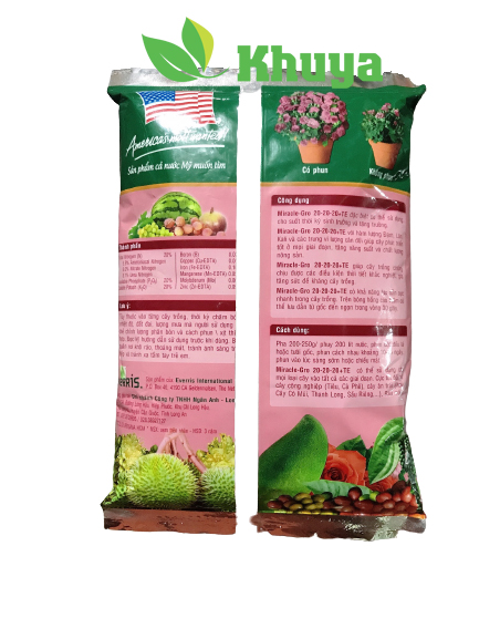 Phân bón Miracle Gro 20 20 20 500Gram