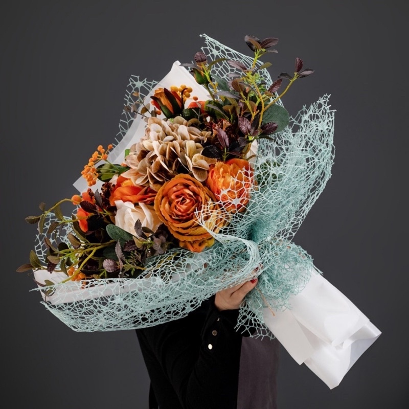 (Cuộn5M) Lưới nhện bó hoa 50cm