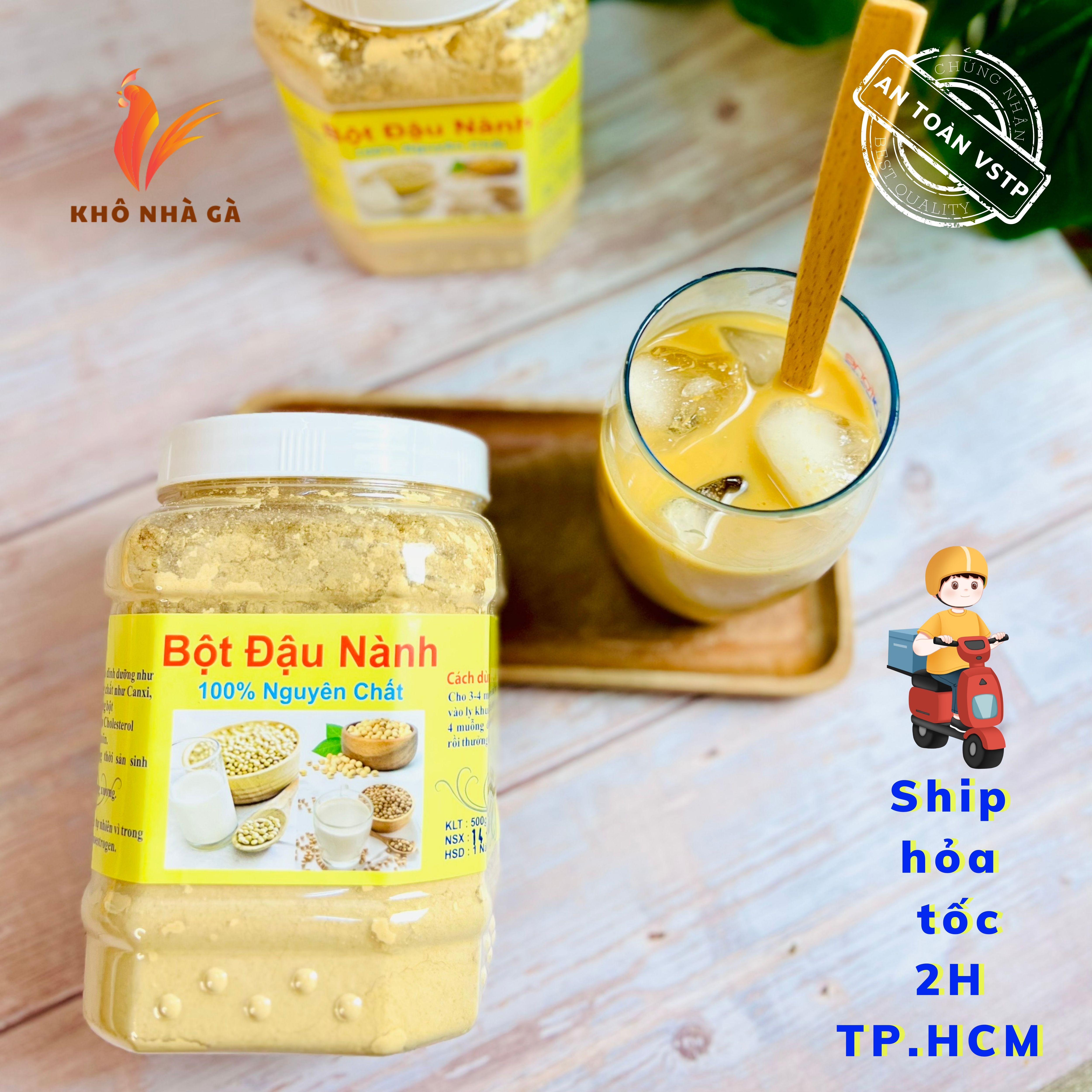 Bột đậu nành rang xay hủ 500 gram
