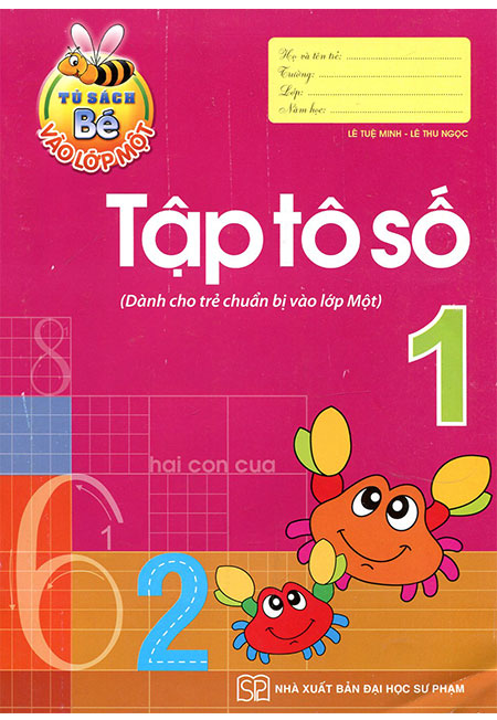 Sách - bé vào lớp một - tập tô số - phương nam book