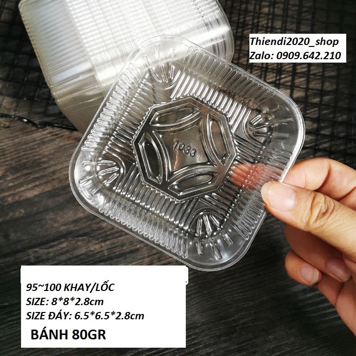 FEB24- 100 KHAY ĐỰNG BÁNH TRUNG THU 50GR (300GR)