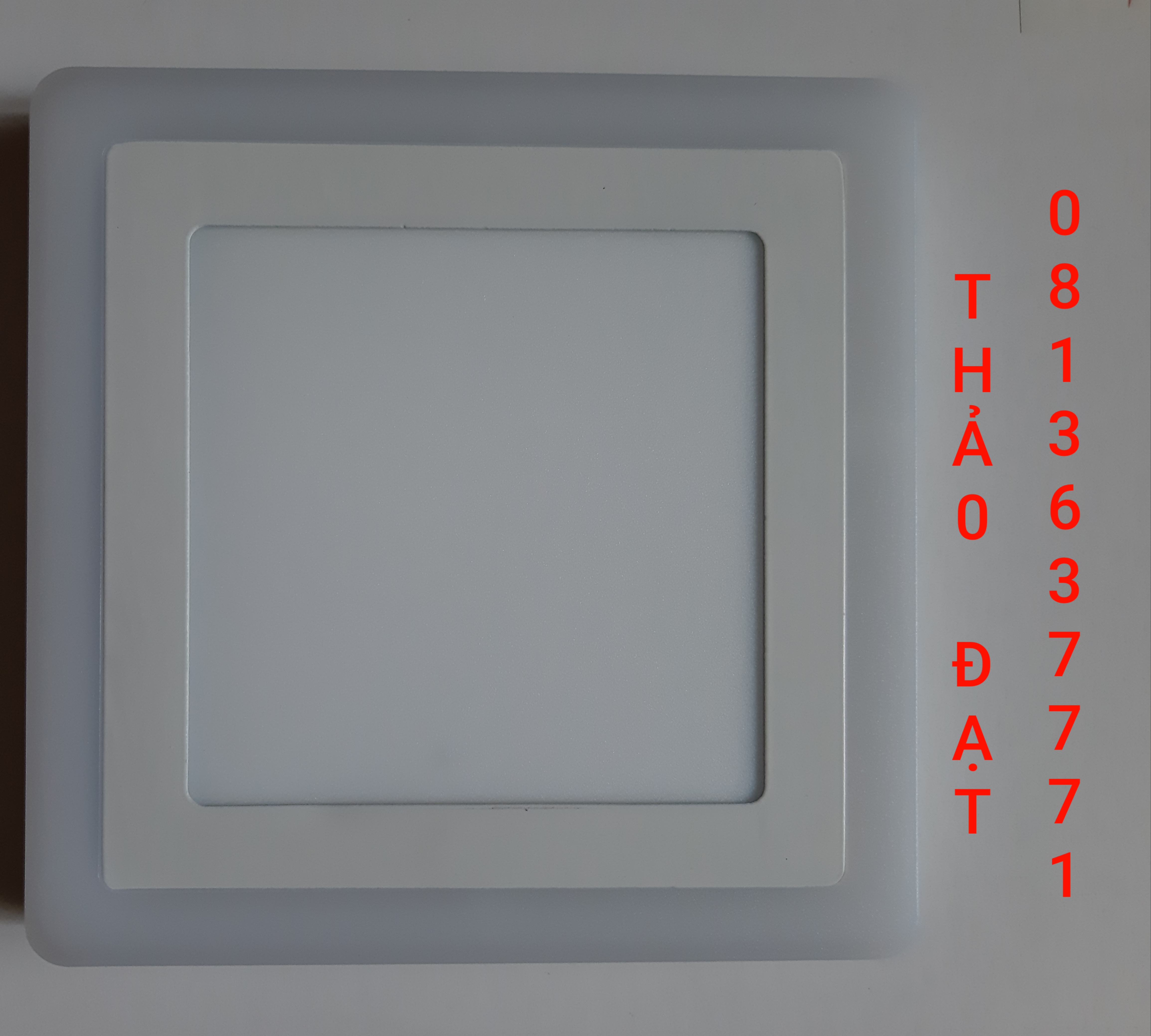 ĐÈN LED ỐP + ÂM TRẦN  - 3 CHẾ ĐỘ MÀU 12W+4W