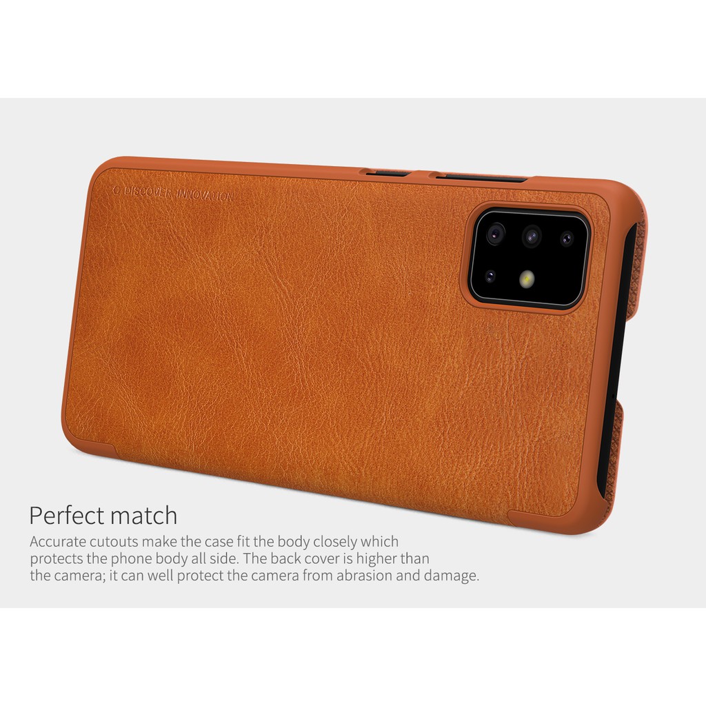Bao Da Samsung Galaxy a71 Hiệu Nillkin Qin