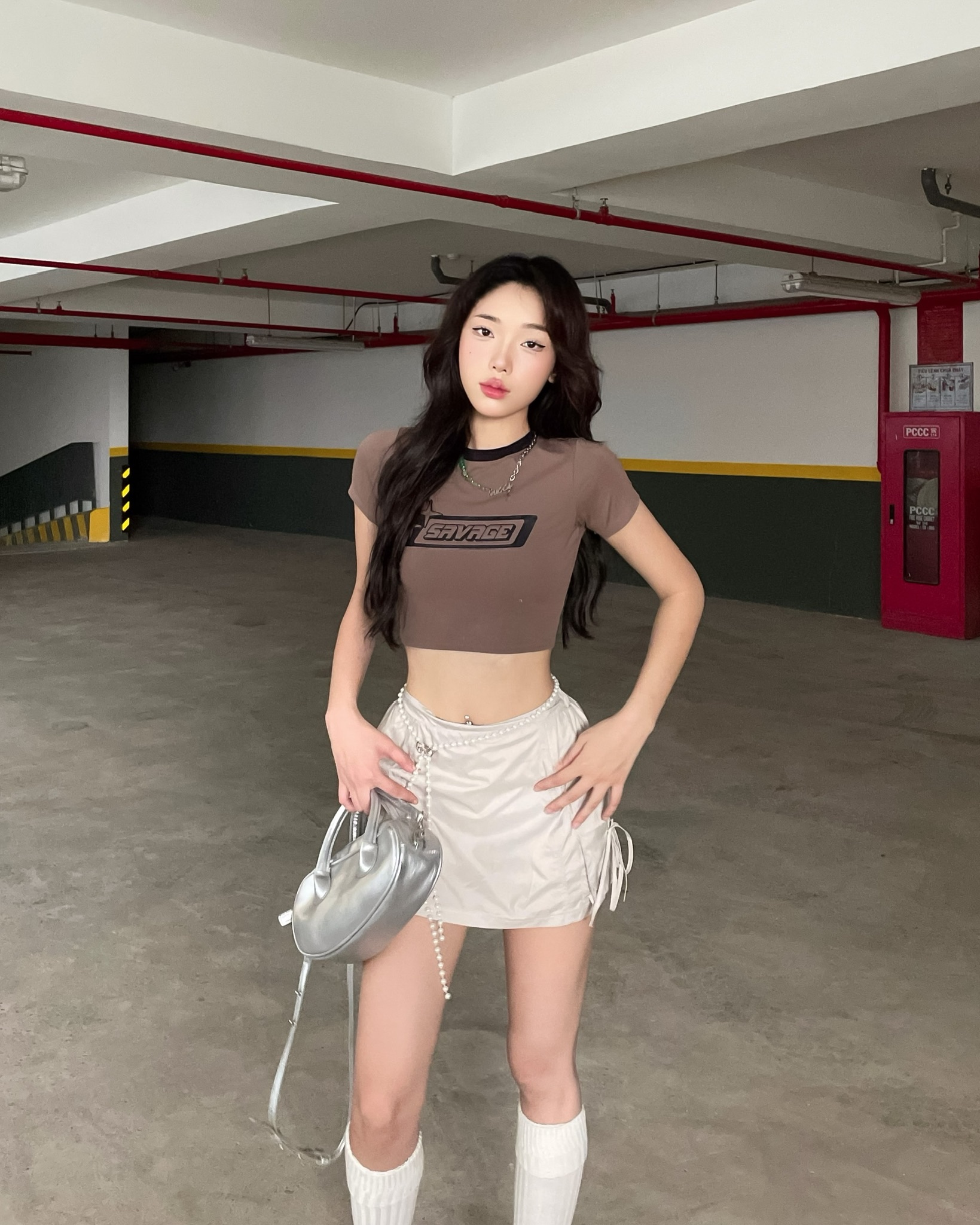 Áo croptop thun ôm CLÉLIE | SAVAGE CROPTOP