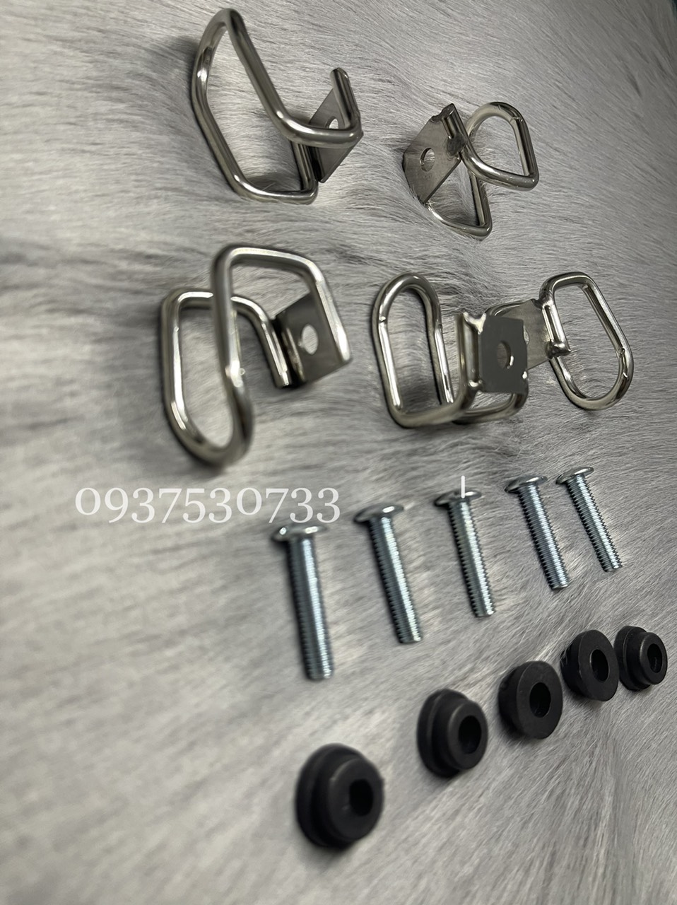 Móc U Móc Treo Inox xe máy (1 cái)