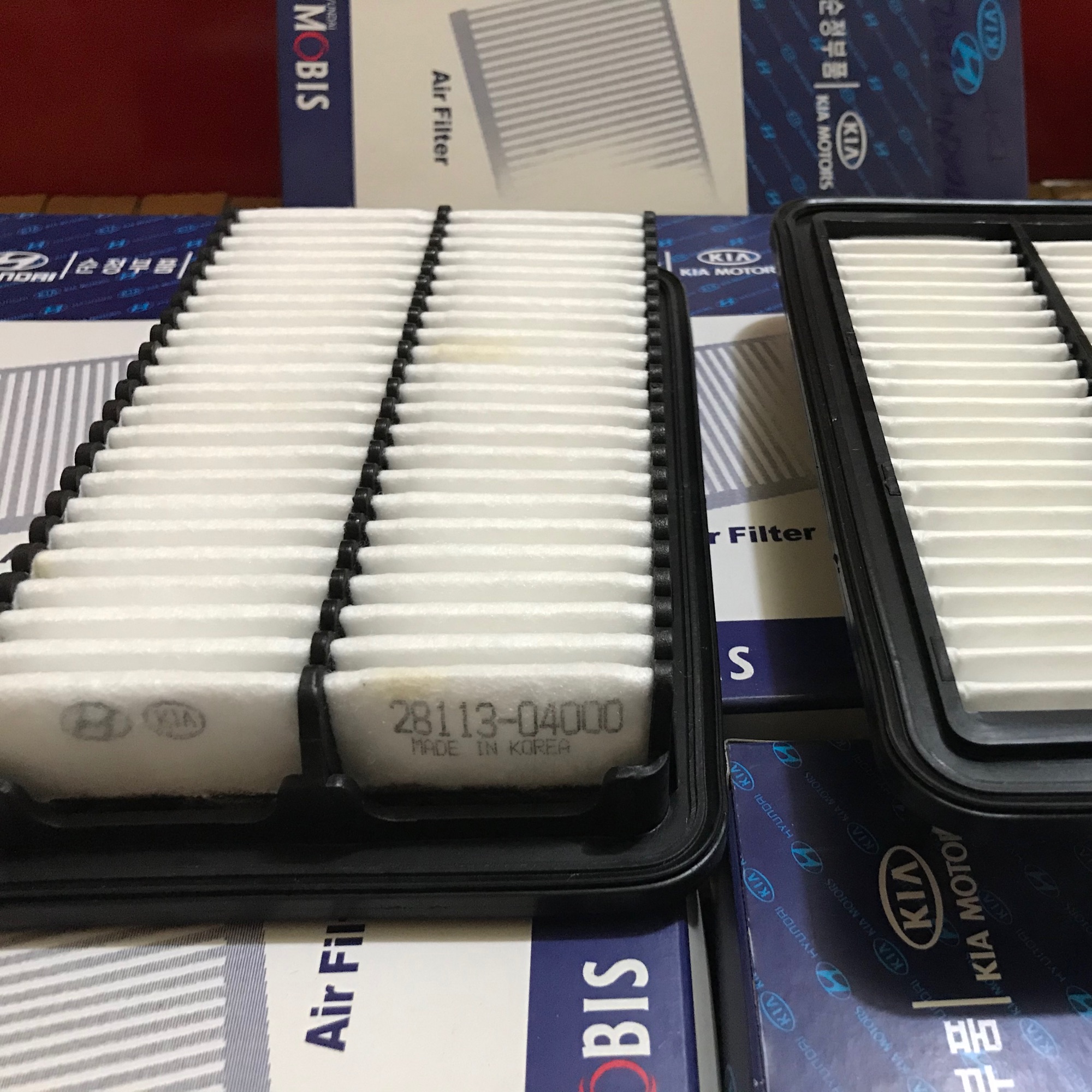 Lọc gió động cơ kia morning 2012-2016 mobis korea