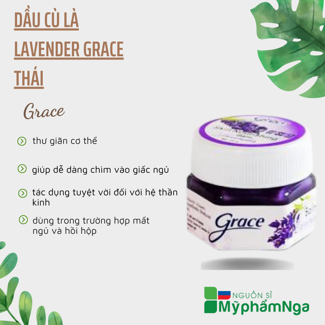 Dầu cù là Lavender GRACE thái