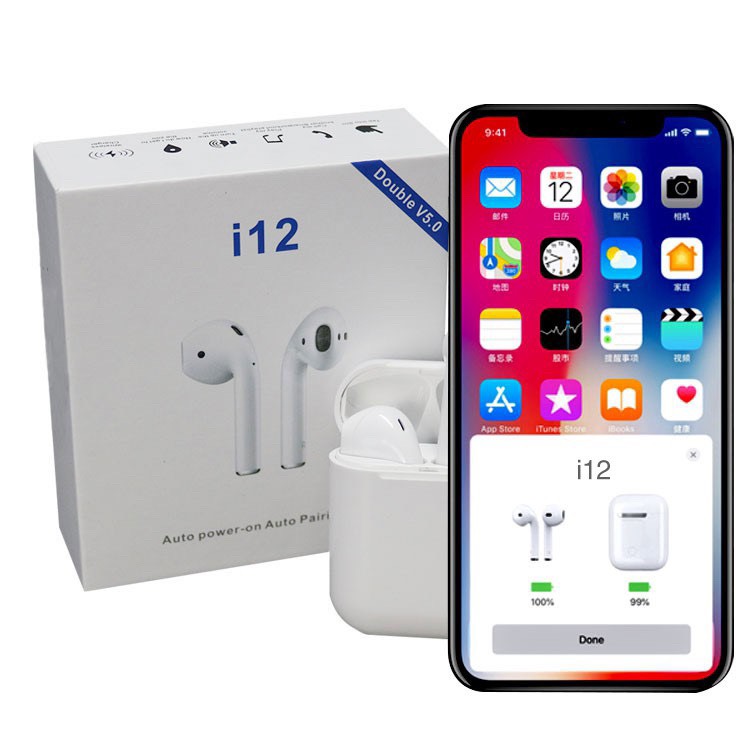 Tai Nghe Bluetooth Không Dây Inpods i12 TWS