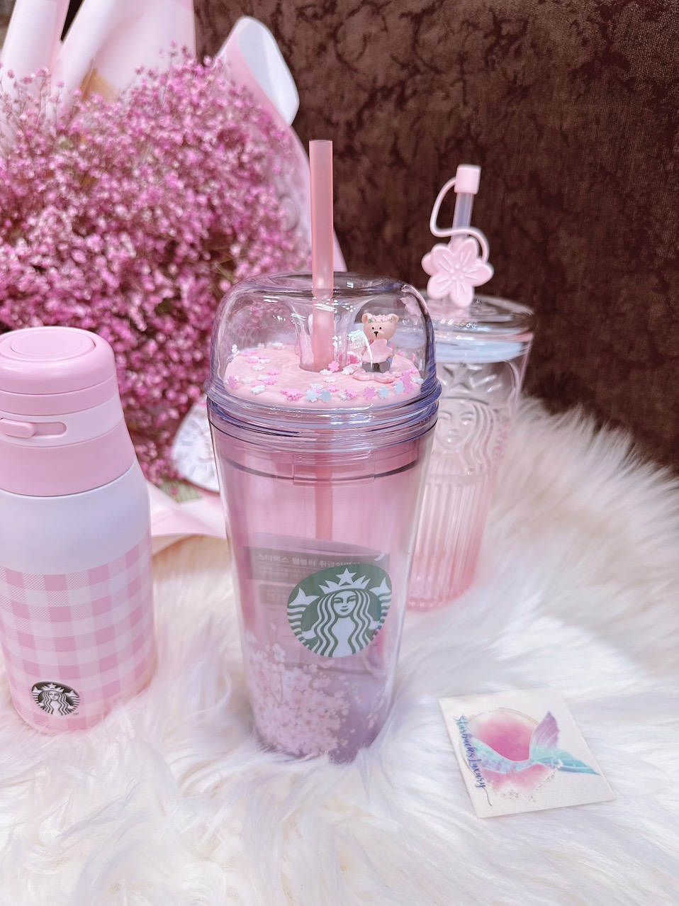 Ly Cold Cup Starbucks Dome Cherry Blossom 473ml Starbucks chính hãng