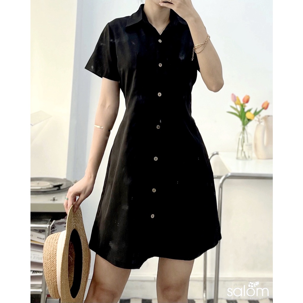 Đầm sơmi basic SALOM Shp012