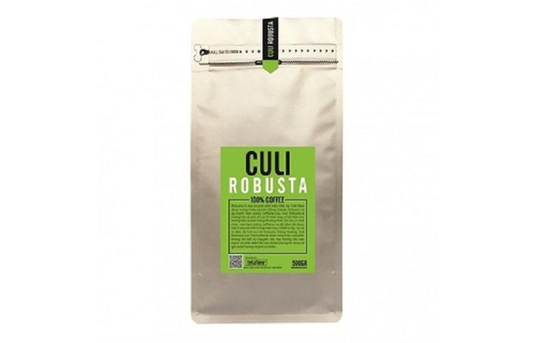 Cà phê culi robusta lâm hà - đà lạt- the kaffeine coffee-bịch 1kg