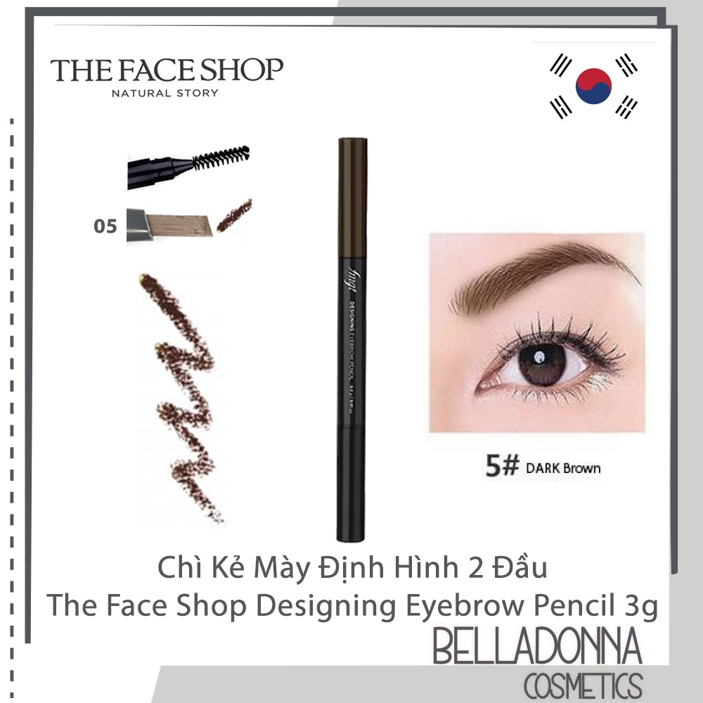 The Face Shop Designing Eyebrow Pencil 3g