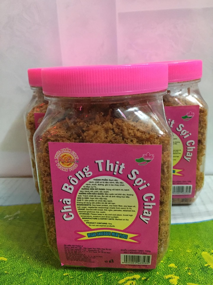[HCM]Chà Bông Thịt Sợi Chay - Hủ 100g
