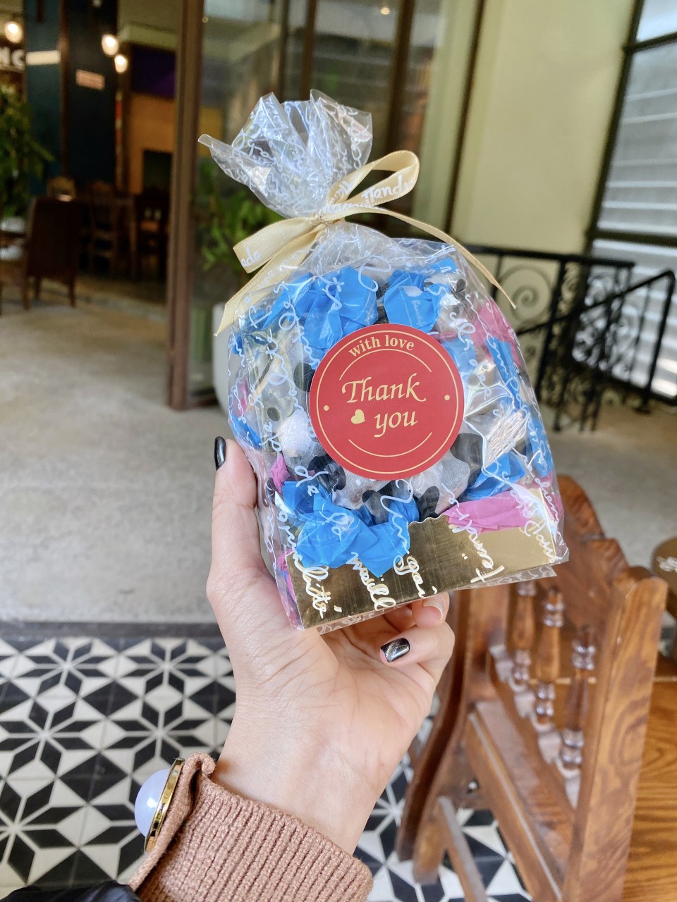 Giấy gạo gói kẹo nougat