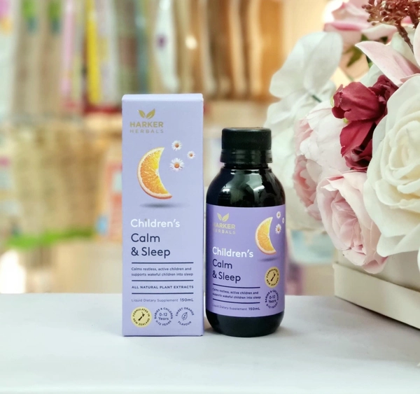 Siro ngủ ngon tím Harker Calm & Sleep - 150ml (0M-12Y)