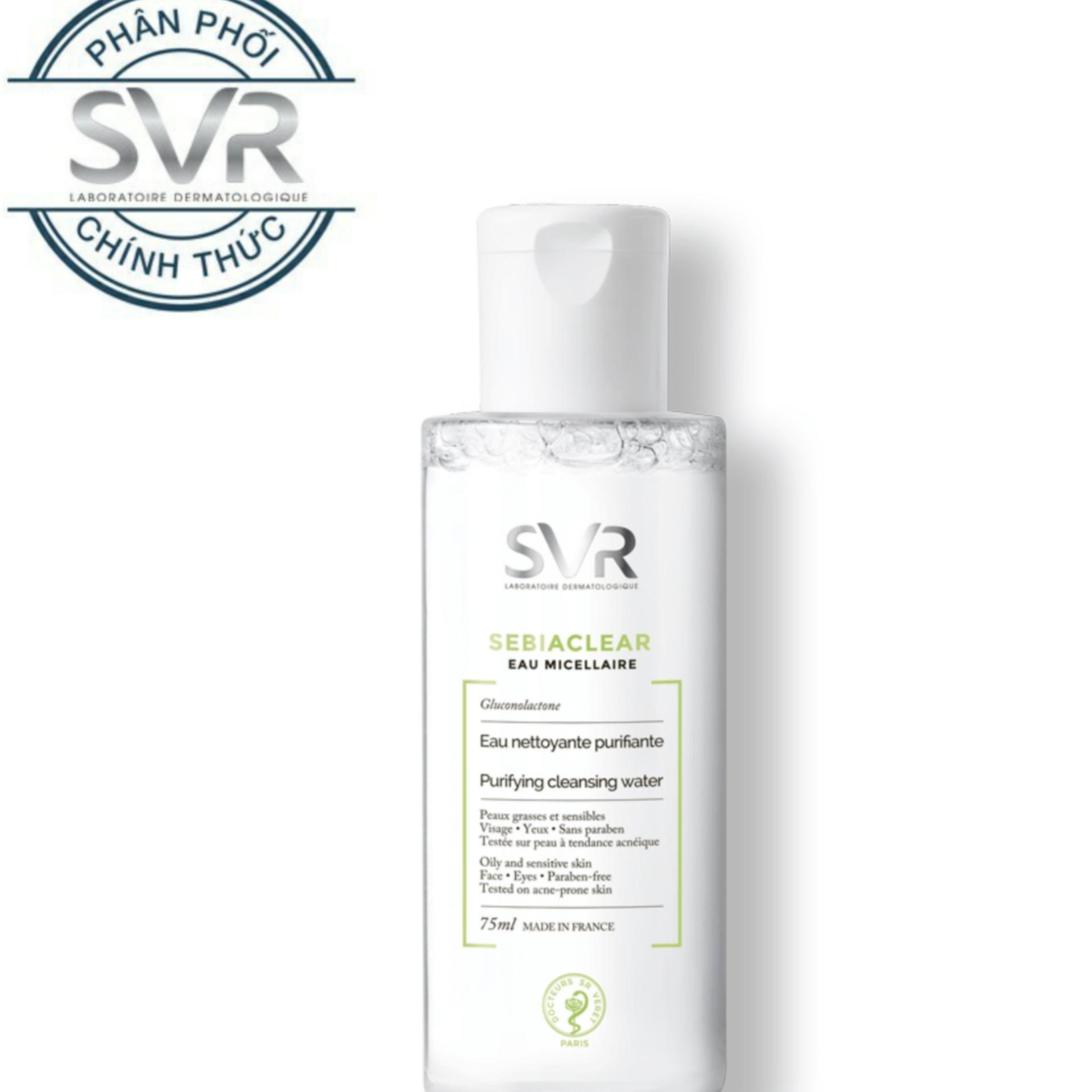 [HCM]Nước Tẩy Trang SVR Sebiaclear Eau Micellaire (75ml)