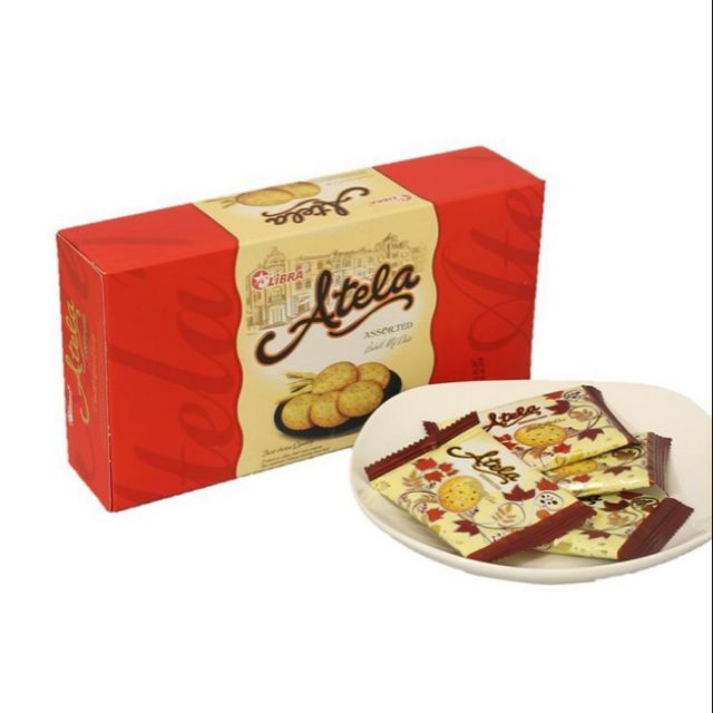Bánh Quy Giòn Atela Libra Cracker Hộp Giấy 150Gr