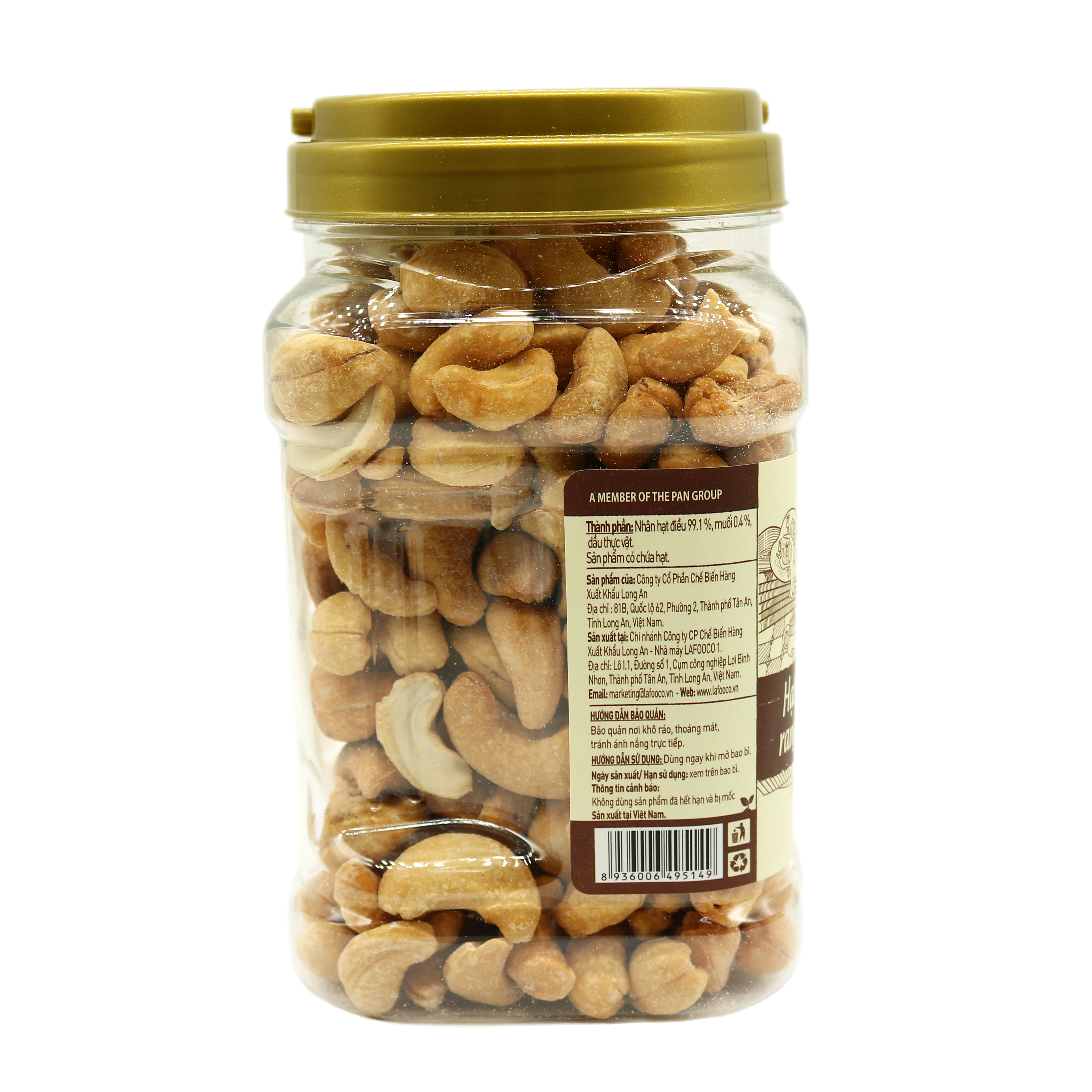 Salted Roasted Cashew nuts LAFOOCO 450g