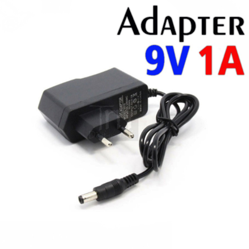 Adapter 9V-1A đầu lớn 5.5mm, hàng chất lượng.