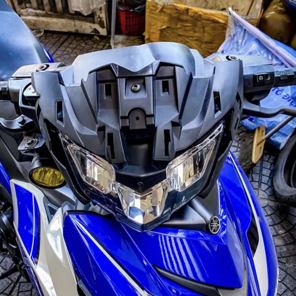 Pha đèn Ex150 2019 Gắn Ex150 2015 sài đồng hồ zin