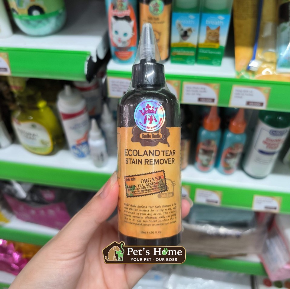 Dung dịch vệ sinh mắt Budle Budle cho chó 120ml