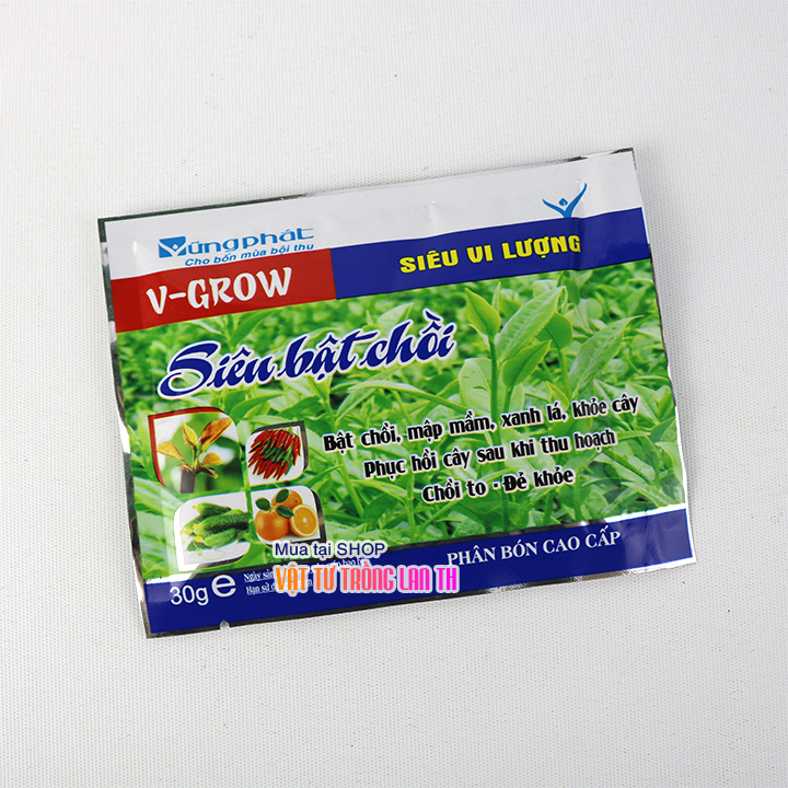 1 gói Phân bón cao cấp siêu bật chồi cho lan V-Grow - 30g