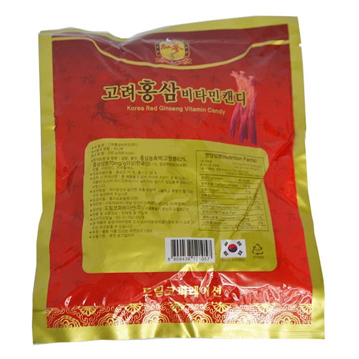 Kẹo hồng sâm Hàn Quốc Vitamin 200g - Nhân sâm Maximas