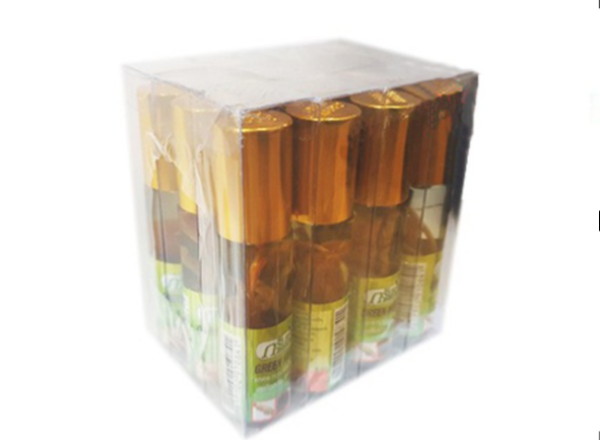 [HCM]Lốc 12 Chai Dầu Gió Thái Lan Green Herb Oil – Dầu Thảo Dược Nhân Sâm – Dầu Lăn Nhân Sâm – (8ml x12) nhập khẩu