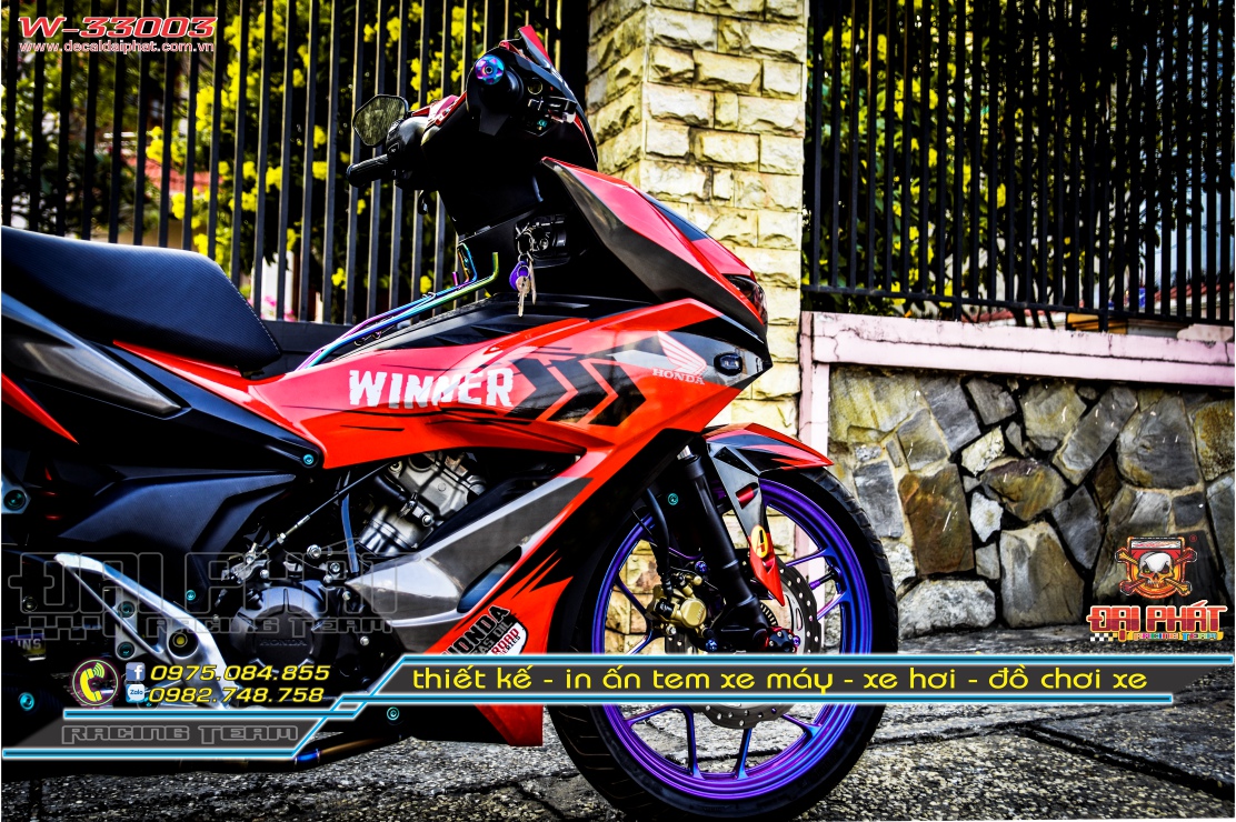 Tem Trùm Winner X Đỏ Đen