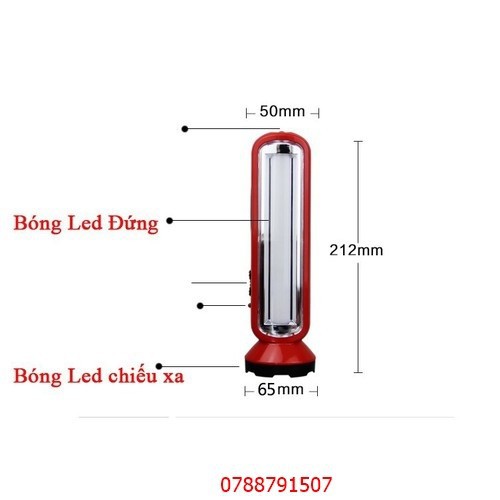Đèn pin sạc 2 chức năng 4316 [ Nhỏ & Lớn ]