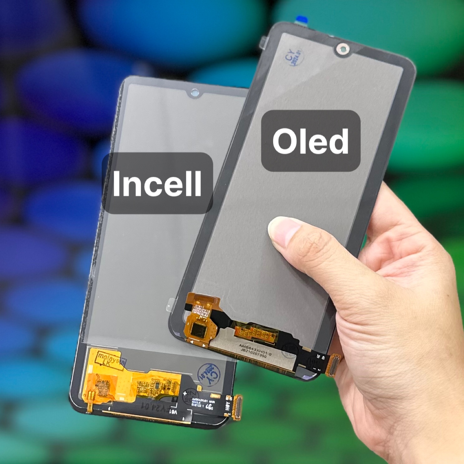 Xiaomi Redmi Note 10 4G / Note 10s display (OLED, Incell) ultra-thin bezel
