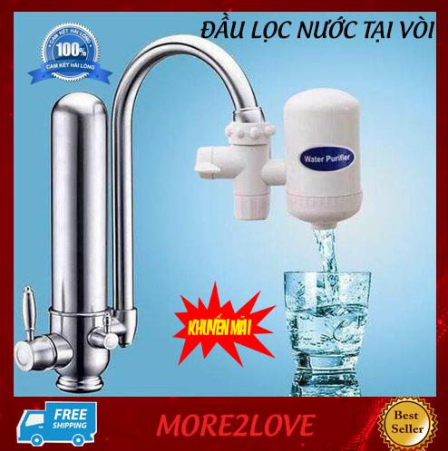Bộ lọc nước tại vòi lắp đặt tại nhà, Mua Đầu lọc nước sạch ở đâu uy tín, Sử dụng nước sạch nên mua bộ lọc tại vòi. Thiết kế linh động, có thể gắn vào nhiều loại vòi nước khác nhau trong nhà bạn. Giảm giá ngay hôm nay. Bảo hành uy tín.