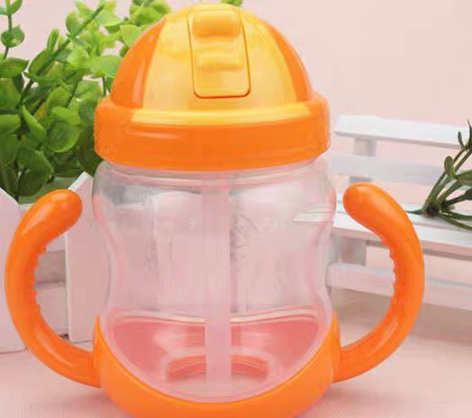 Bình tập uống nước AIKO chống rò 280ml cho bé